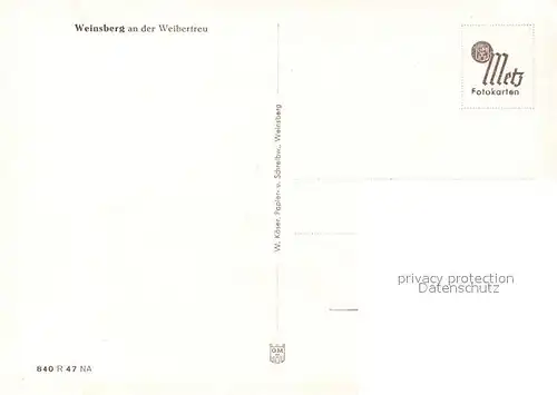 AK / Ansichtskarte Weinsberg Justinus Kerner Gustav Schwab Ludwig Uhland Kat. Weinsberg