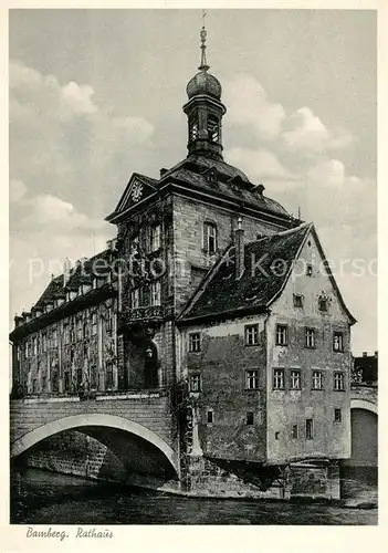 AK / Ansichtskarte Bamberg Rathaus Kat. Bamberg