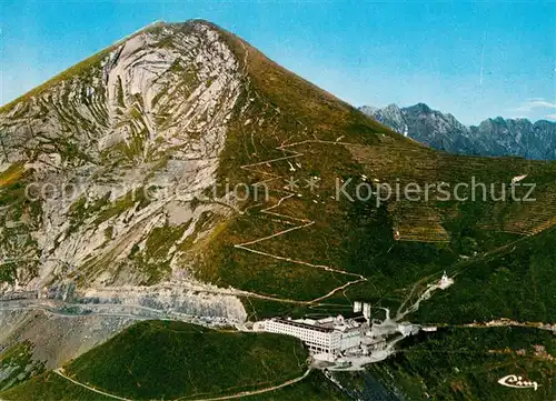 AK / Ansichtskarte La Salette Fallavaux Vue aerienne du Sanctuaire Mont Gargas Tete de l Ozat d Aime Kat. La Salette Fallavaux