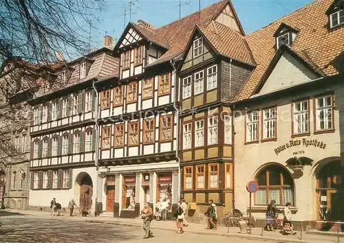 AK / Ansichtskarte Quedlinburg Kornmarkt Fachwerkhaeuser Kat. Quedlinburg