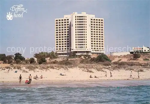 AK / Ansichtskarte Portimao Delfim Hotel Strand Ansicht vom Meer aus