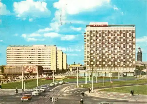 AK / Ansichtskarte Dresden Prager Strasse Interhotel Kat. Dresden Elbe