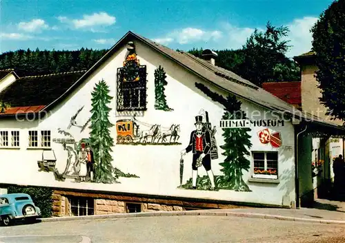 AK / Ansichtskarte Triberg Schwarzwald Heimatmuseum Fassadenmalerei Kat. Triberg im Schwarzwald