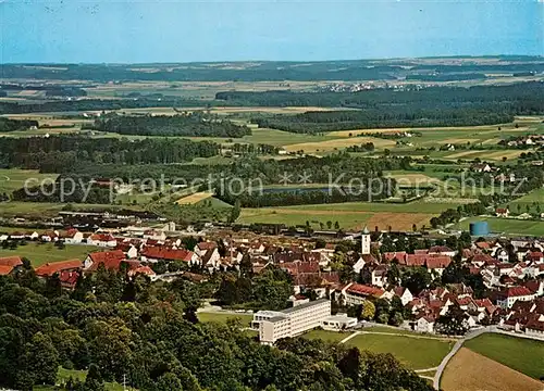 AK / Ansichtskarte Aulendorf Fliegeraufnahme mit Parksanatorium Kat. Aulendorf