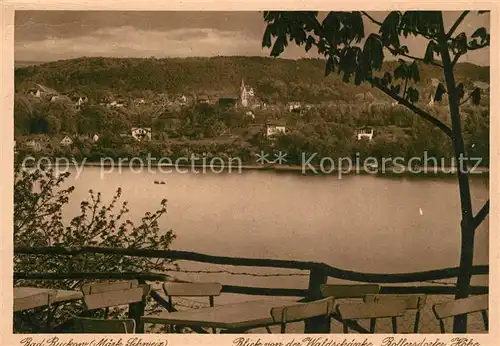 AK / Ansichtskarte Bad Buckow Maerkische Schweiz Blick von der Waldschaenke Bollersdorfer Hoehe Kat. Buckow Maerkische Schweiz