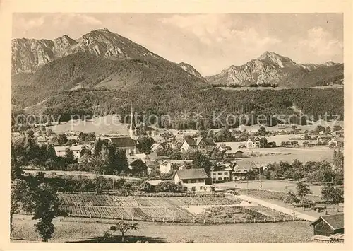 AK / Ansichtskarte Bergen Chiemgau mit Hochfelln und Hochgern Kat. Bergen
