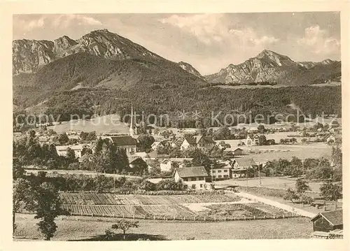 AK / Ansichtskarte Bergen Chiemgau mit Hochfelln und Hochgern Kat. Bergen