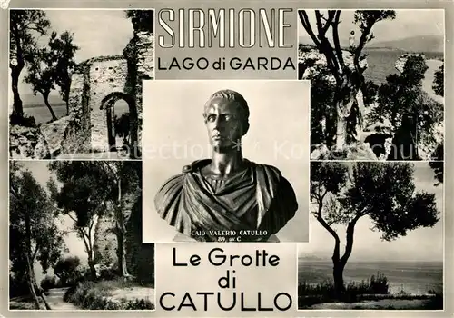 AK / Ansichtskarte Sirmione Le Grotte di Catullo Lago di Garda