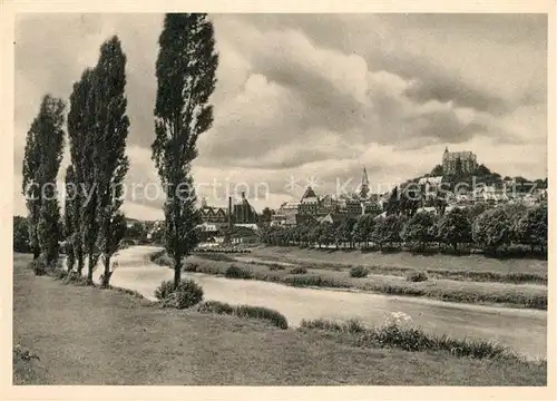 AK / Ansichtskarte Marburg Lahn Blick vom Lahndamm Kat. Marburg