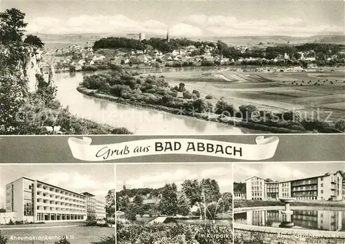 AK / Ansichtskarte Bad Abbach Panorama Rheumakrankenhaus I und II Kurpark Kat. Bad Abbach