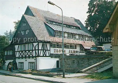AK / Ansichtskarte Schreiberhau Niederschlesien Restauracja Zlota Jama Kat. 