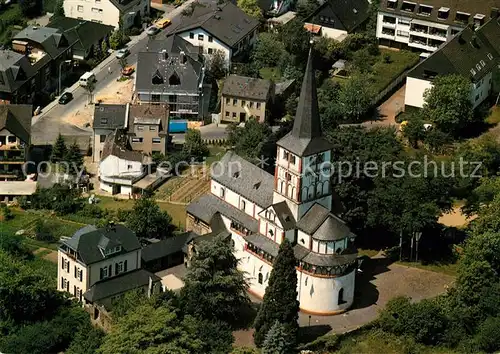 AK / Ansichtskarte Schwarzrheindorf St Klemens Kirche 12. Jhdt. Fliegeraufnahme Kat. Vilich Rheindorf Bonn