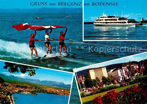 AK / Ansichtskarte Bregenz Bodensee Faehre Seesport 