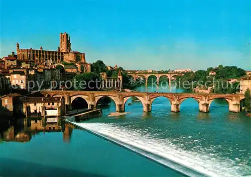 AK / Ansichtskarte Albi Tarn Pont Vieux Basilique Ste Cecile Kat. Albi