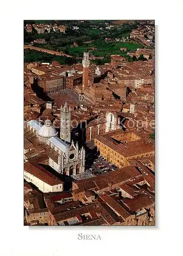 AK / Ansichtskarte Siena Fliegeraufnahme Duomo Kat. Siena