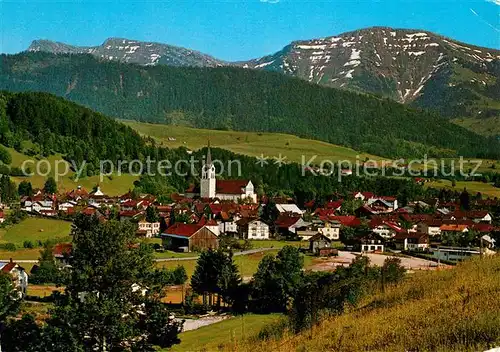 AK / Ansichtskarte Oberstaufen Rindalphorn Hochgrat Kat. Oberstaufen