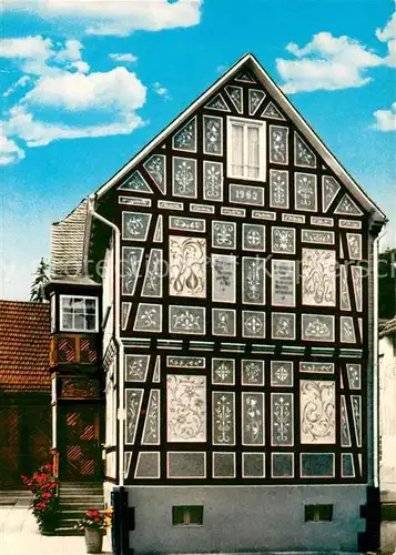 AK / Ansichtskarte Holzhausen Huenstein Kratzputzhaus Kat. Dautphetal