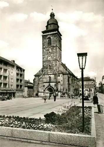 Gotha Thueringen Neumarkt mit Margarethenkirche Kat. Gotha