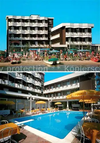 Bellaria Hotel Miramare Swimming Pool Spiaggia Kat. Rimini