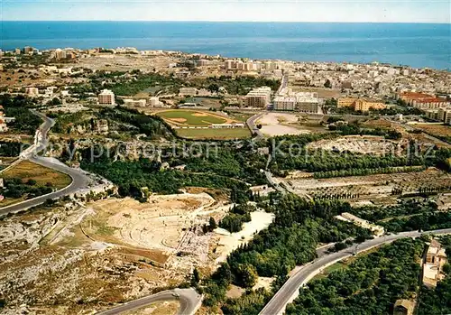 Siracusa Archaeologischer Bezirk Fliegeraufnahme Kat. Siracusa