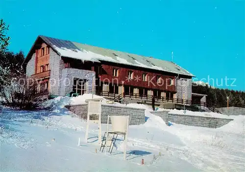 Witoscha Gebirge Berghuette Salsiza im Winter