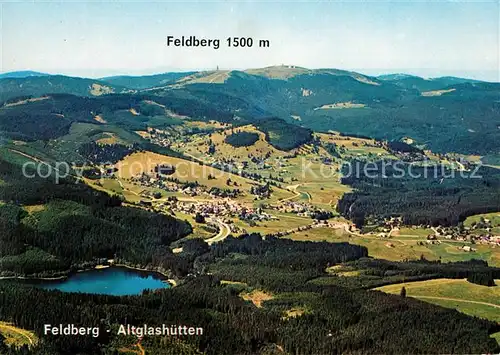 Altglashuetten Windgfaellweiher Fliegeraufnahme Thorbecke Luftbild Kat. Feldberg (Schwarzwald)