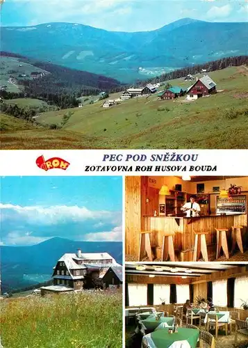 Pec pod Snezkou Zotavovna ROH Husova bouda Bergbaude Landschaftspanorama Kat. Petzer