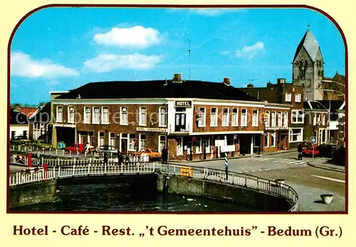 Bedum Hotel Cafe Restaurant t Gementehuis Kat. Bedum