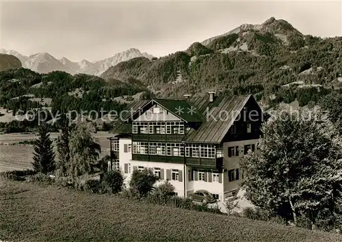 Oberstdorf Kneippkurheim Christliches Hospiz Allgaeuer Alpen Kat. Oberstdorf