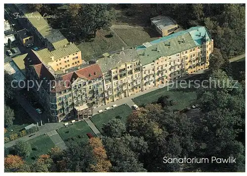 Frantiskovy Lazne Sanatorium Pawlik Fliegeraufnahme Kat. Franzensbad
