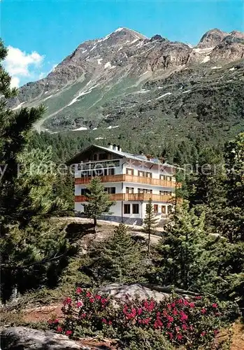 Martelltal Alpengasthof Schoenblick Kat. Vinschgau Bozen Suedtirol