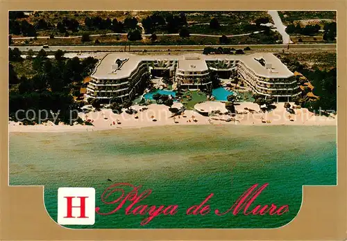 Mallorca Hotel Playa de Muro Fliegeraufnahme Kat. Spanien