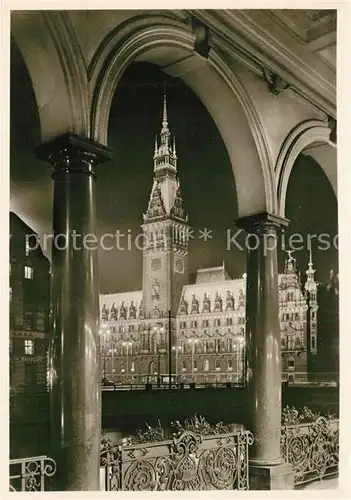 Hamburg Rathaus Kat. Hamburg