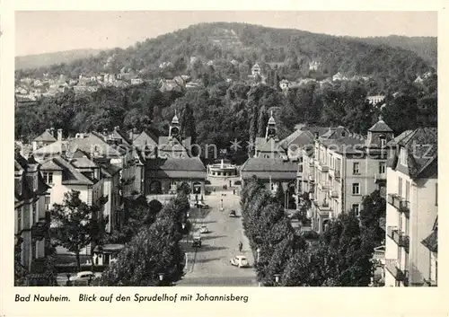 Bad Nauheim Sprudelhof mit Johannisberg Kat. Bad Nauheim