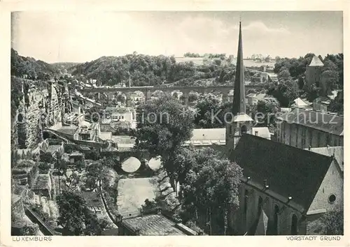 Luxemburg Luxembourg Vorstadt Grund Kat. Luxemburg