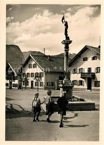 Garmisch Partenkirchen Floriansplatz Kat. Garmisch Partenkirchen
