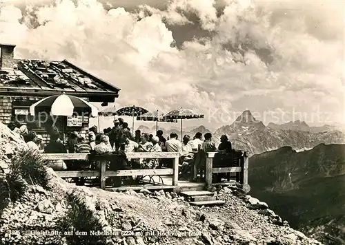 Nebelhorn Schutzhuette Hochvogel Kat. Oberstdorf