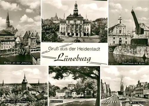 Lueneburg Ilmenau Kaufhaus Kran Sande BAdehaus  Kat. Lueneburg