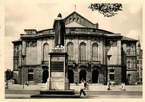 Mainz Rhein Gutenbergdenkmal Stadttheater