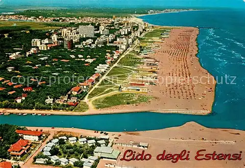 AK / Ansichtskarte Lido degli Estensi Panorama areo