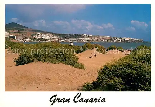 AK / Ansichtskarte Playa del Ingles Gran Canaria Strand Panorama Kat. San Bartolome de Tirajana