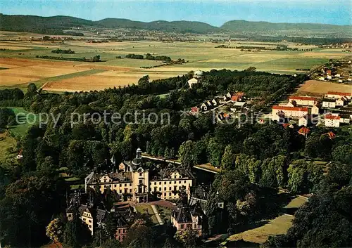 AK / Ansichtskarte Bueckeburg Schloss mit Mausoleum Fliegeraufnahme Kat. Bueckeburg