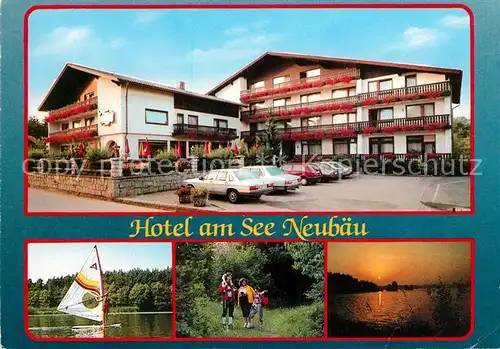 AK / Ansichtskarte Neubaeu Roding Hotel am See Windsurfen Wandern Kat. Roding