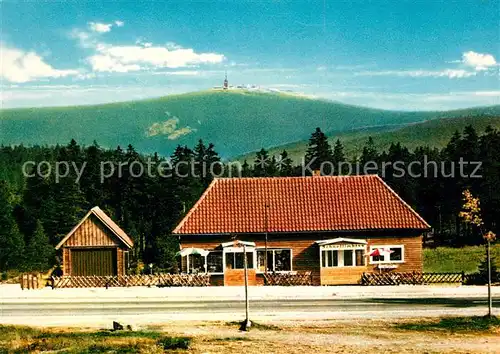 AK / Ansichtskarte Torfhaus Harz Buntes Laedchen Schnellimbiss Jaegerstuebchen Kat. Altenau