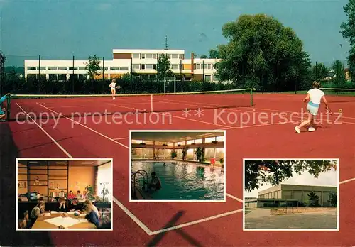 AK / Ansichtskarte Obersuhl Jugendbegegnungsstaette Wildeck Tennisplatz Spielzimmer Hallenbad Kat. Wildeck