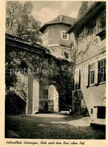 AK / Ansichtskarte Salzungen Bad Hauschen Hof Kat. Bad Salzungen