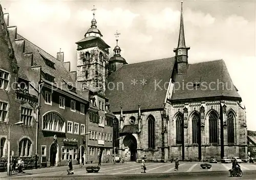 AK / Ansichtskarte Schmalkalden Markt Stadtkirche Sankt Georg Kat. Schmalkalden