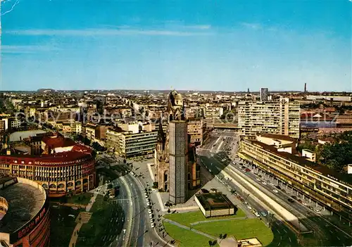 AK / Ansichtskarte Berlin Blick vom Europa Center Kaiser Wilhelm Gedaechtsnis Kirche Kat. Berlin