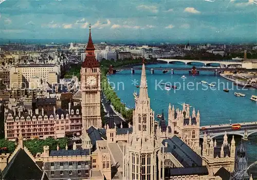 AK / Ansichtskarte London Bic Ben River Thames Kat. City of London