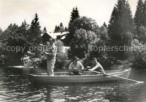 AK / Ansichtskarte Bohinjsko jezero Fischerboot  Kat. Slowenien